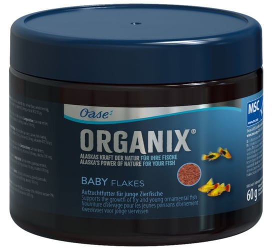 Oase Organix Baby Flakes 150Ml - Pokarm Mikro Płatki Dla Narybku OASE