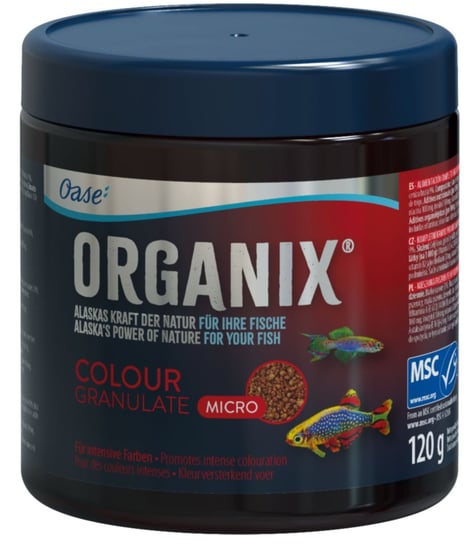 Oase Organix Colour Micro 250Ml - Pokarm Mikro Granulki Dla Ryb Wybarwiający OASE