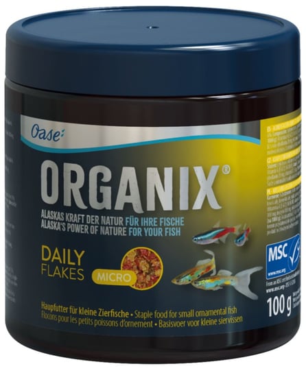 Oase Organix Daily Micro Flakes 250Ml - Pokarm Drobne Płatki Dla Ryb OASE
