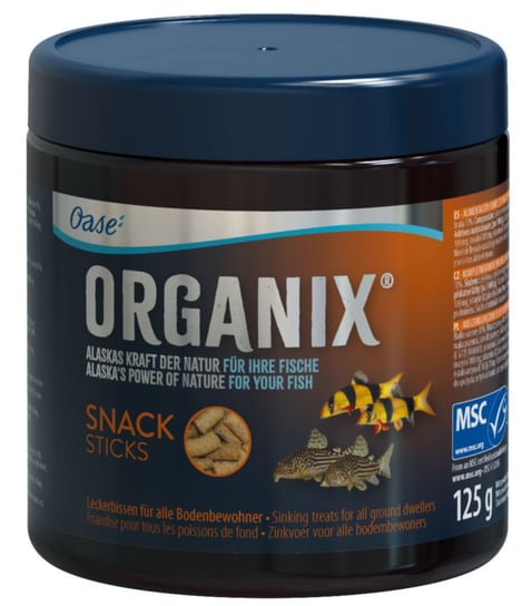 Oase Organix Snack Stix 250Ml - Pokarm Pałeczki Dla Ryb Przydennych OASE
