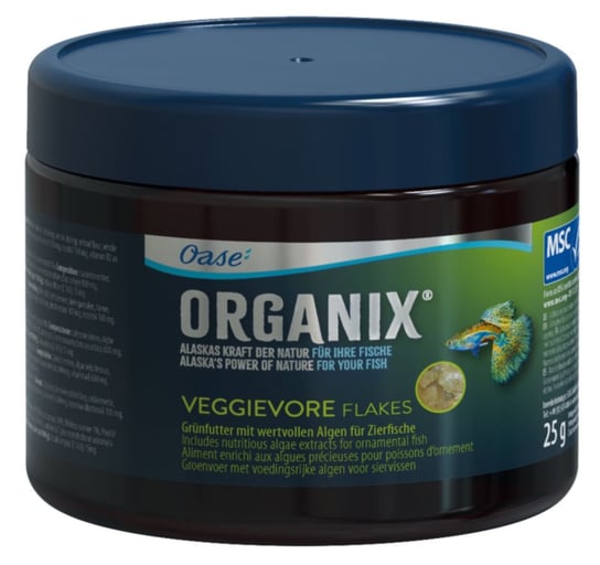 Oase Organix Veggievorte Flakes 150Ml - Pokarm Płatki Dla Ryb OASE