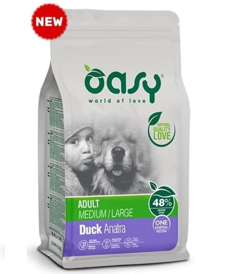 Oasy Adult M&L Duck 2,5kg Oasy