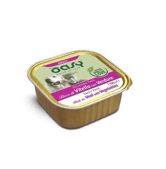 Oasy Delizioso Pate Adult Veal With Vegetables 150G Oasy