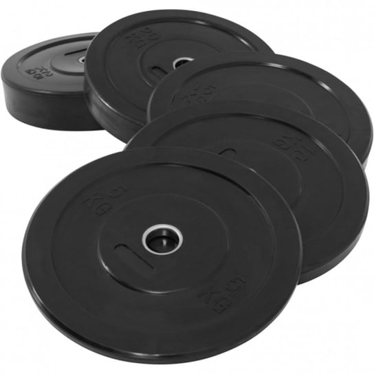 Obciążenia gumowane typu Bumper 51 mm (5-25 kg) - Obciążenie 20kg Gorilla Sports