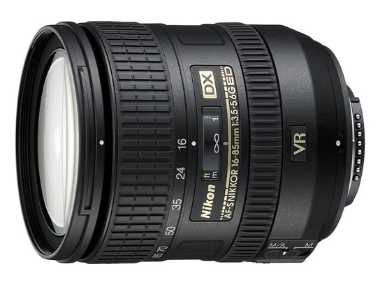 Obiektyw NIKON 16-85 mm, f/3.5-5.6, G ED VR AF-S DX, bagnet Nikon Nikon