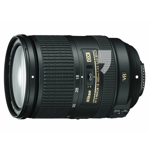 Obiektyw NIKON Nikkor, 18-300 mm, f/3.5-5.6G, AF-S, ED VR, bagnet Nikon Nikon