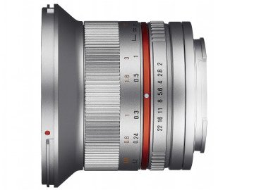 Obiektyw Samyang 12 mm f/2.0 NCS CS / Fujifilm X srebrny Samyang