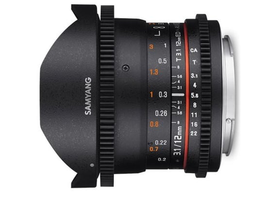Obiektyw SAMYANG, 12 mm, T3.1 VDSLR / Nikon Samyang