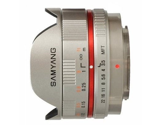 Obiektyw Samyang 7.5 mm f/3.5 UMC Fish-eye / micro 4/3 srebrny Samyang