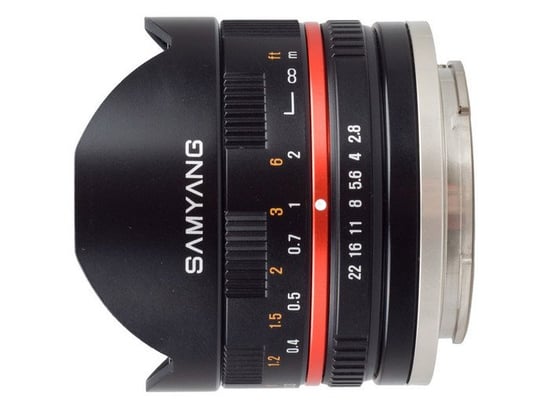 Obiektyw SAMYANG, 8 mm, f/2.8, UMC Fish-eye II, bagnet Fuji X Samyang
