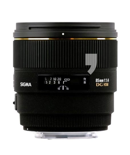 Obiektyw SIGMA 85 mm, f/1.4, EX DG HSM, bagnet Sony Sigma
