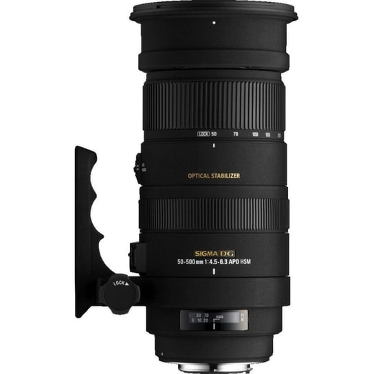 Obiektyw SIGMA AF 50-500 mm, f/4.5-6.3, APO DG OS HSM, bagnet Nikon Sigma
