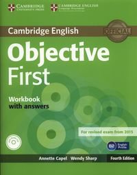 Objective First Workbook with Answers + CD Capel Annette, Sharp Wendy