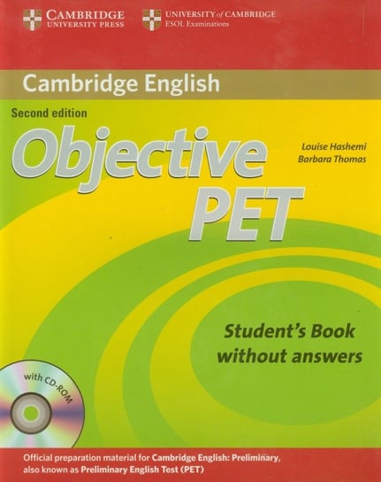Objective PET Student's Book without answers. Second edition + CD Hashemi Louise, Barbara Thomas