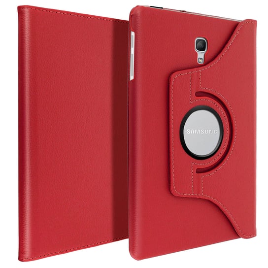 Obracane o 360° Etui Folio z Podstawką Amortyzujące Samsung Galaxy Tab A 10.5 – Czerwone Avizar