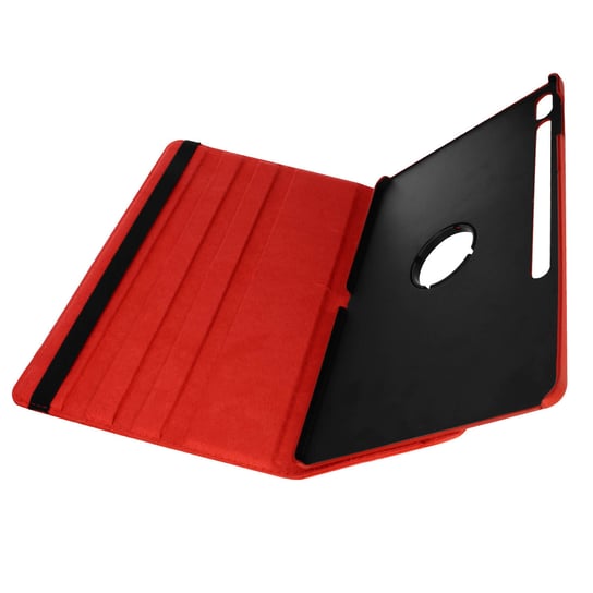 Obracane o 360° Etui Folio z podstawką Amortyzujące Samsung Galaxy Tab S7 FE – Czerwone Avizar