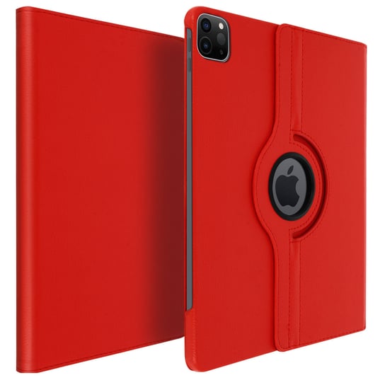 Obracany o 360° Etui Folio z Podstawką Amortyzujący iPad Pro 11 2020 / 2021 – Czerwony Avizar