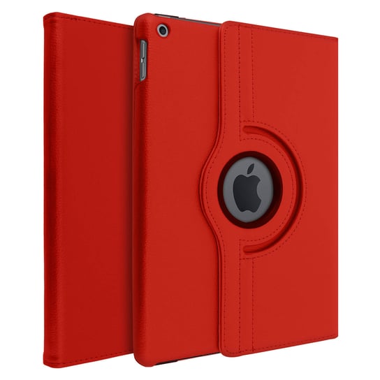 Obracany o 360° stojak Folio Case Amortyzujący Apple iPad 10.2 2019 / 2020 – Czerwony Avizar
