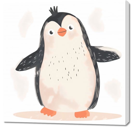 Obraz 100x100cm Radość Małego Pingwinka Inna marka