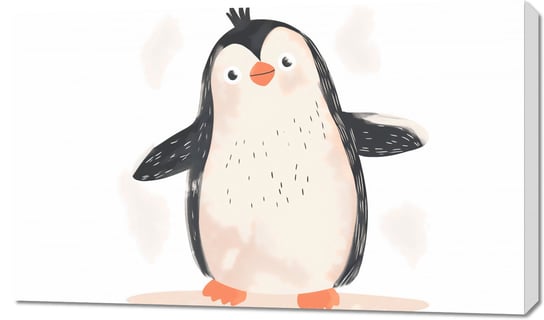 Obraz 100x60cm Radość Małego Pingwinka Inna marka