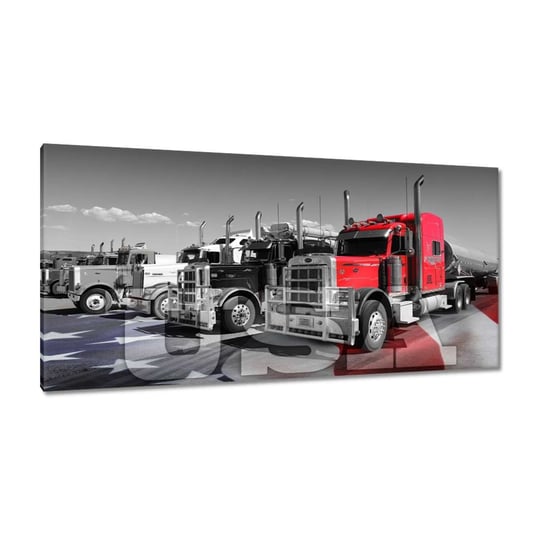 Obraz 115x55cm Amerykańskie ciężarówki ZeSmakiem
