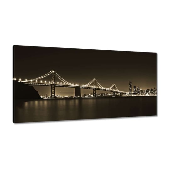 Obraz 115x55cm Most nocą w sepii ZeSmakiem
