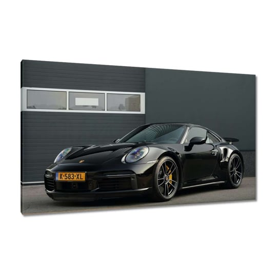 Obraz 120x70cm Czarne Porsche ZeSmakiem