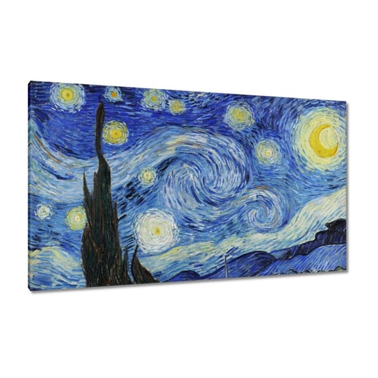 Obraz 120x70cm Gwiaździsta Noc Van Gogh ZeSmakiem