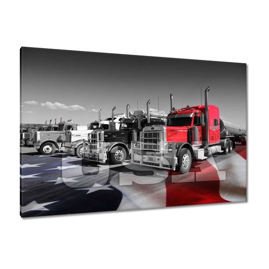 Obraz 120x80cm Amerykańskie ciężarówki ZeSmakiem