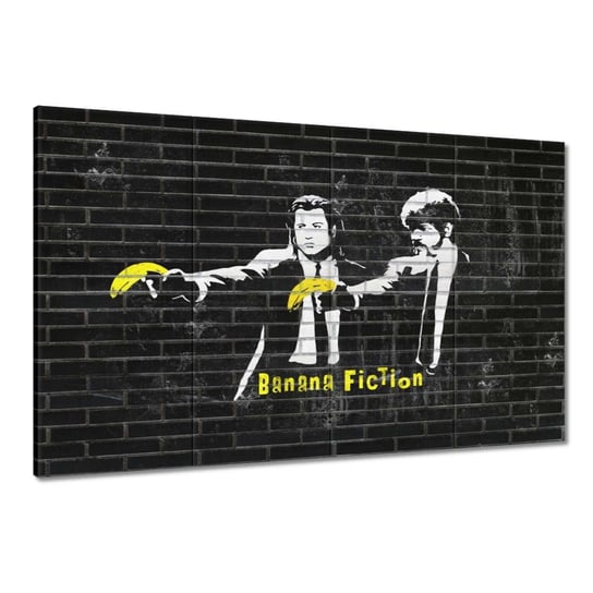 Obraz 120x80cm Banksy Banana Fiction ZeSmakiem