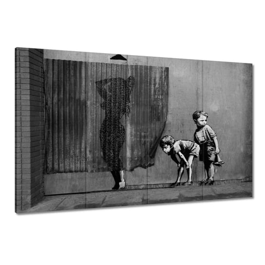Obraz 120x80cm Banksy Laska prysznic ZeSmakiem