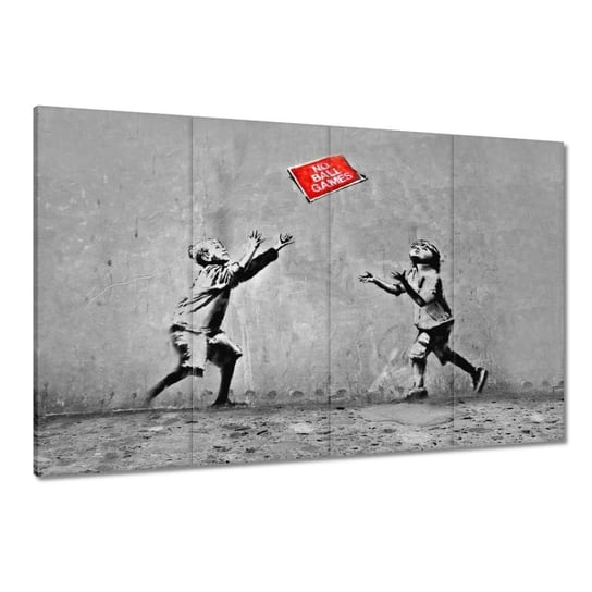 Obraz 120x80cm Banksy No Ball Games ZeSmakiem