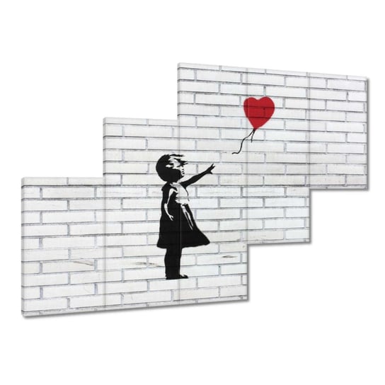 Obraz 150x105cm Banksy Dziewczynka Balon ZeSmakiem