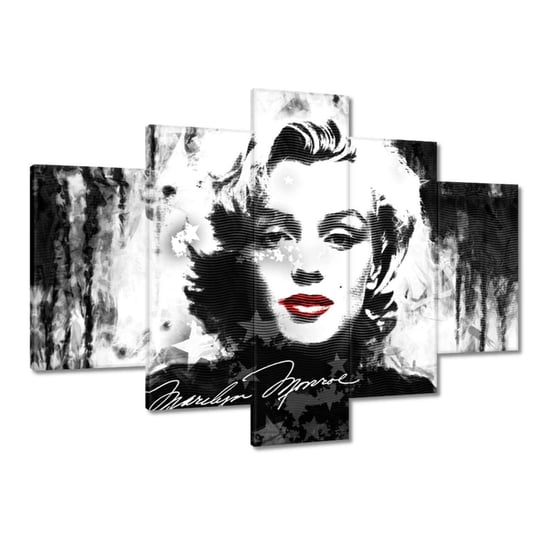 Obraz 150x105cm Marilyn Monroe Usta ZeSmakiem