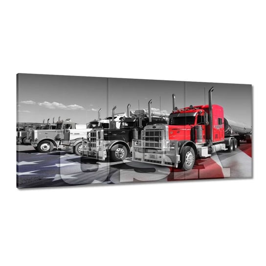Obraz 150x70cm Amerykańskie ciężarówki ZeSmakiem