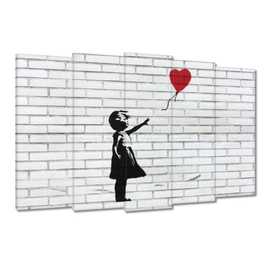 Obraz 150x95cm Banksy Dziewczynka Balon ZeSmakiem