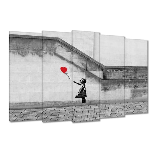 Obraz 150x95cm Dziewczynka z balonikiem ZeSmakiem