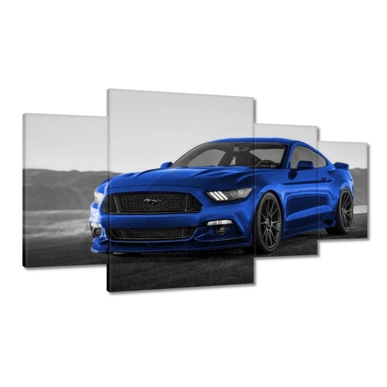 Obraz 160x90cm Niebieski Ford Mustang ZeSmakiem