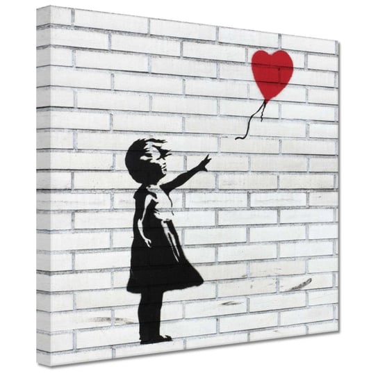 Obraz 20x20cm Banksy Dziewczynka Balon ZeSmakiem
