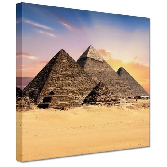 Obraz 20x20cm Piramidy Egipt Krajobraz ZeSmakiem