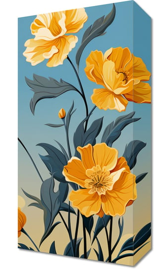 Obraz 20x40cm Złoty Kwiatowy Świt Zakito Posters