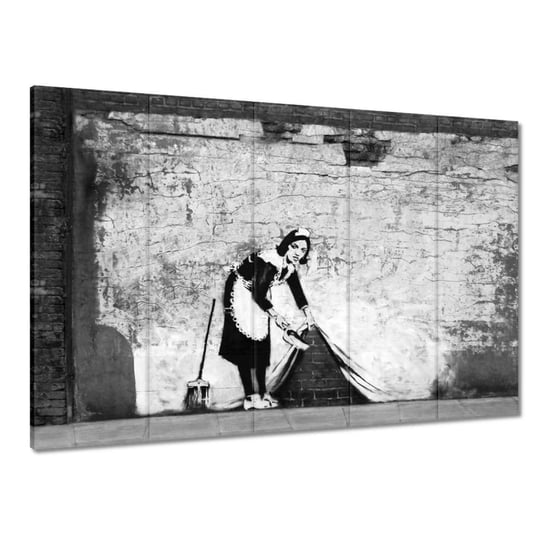 Obraz 225x160cm Banksy Pokojówka ZeSmakiem