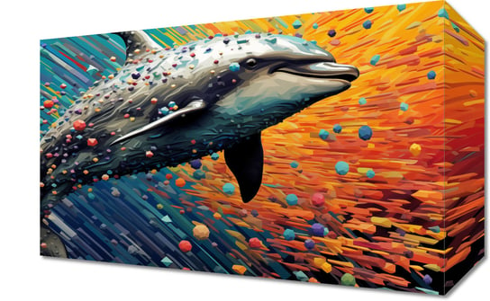 Obraz 30x20cm Delfin w Palecie Barw Zakito Posters