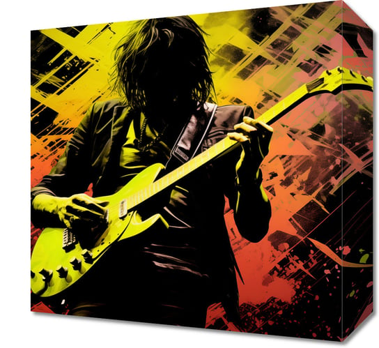 Obraz 30x30cm Gitarowa Pasja Na Elektryku Zakito Posters