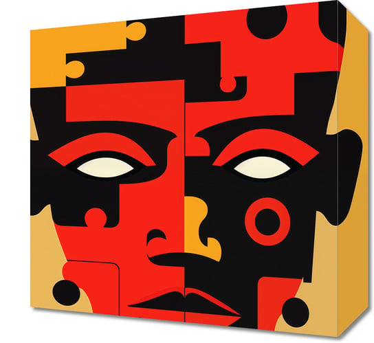 Obraz 30x30cm Puzzle Tożsamości Zakito Posters