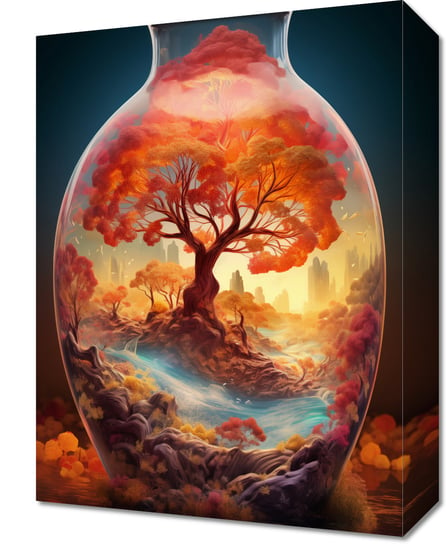 Obraz 30x40cm Drzewo Życia w Szkle Zakito Posters