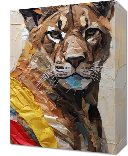 Obraz 30x40cm Papierowy Tygrys Inna marka