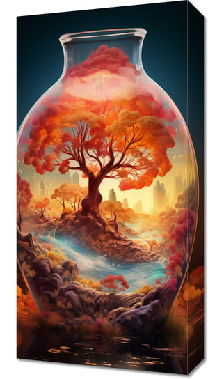 Obraz 30x60cm Drzewo Życia w Szkle Zakito Posters