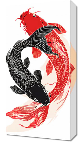 Obraz 30x60cm Yin i Yang Koi Inna marka