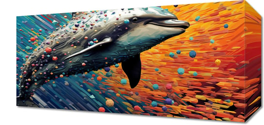 Obraz 40x20cm Delfin w Palecie Barw Zakito Posters